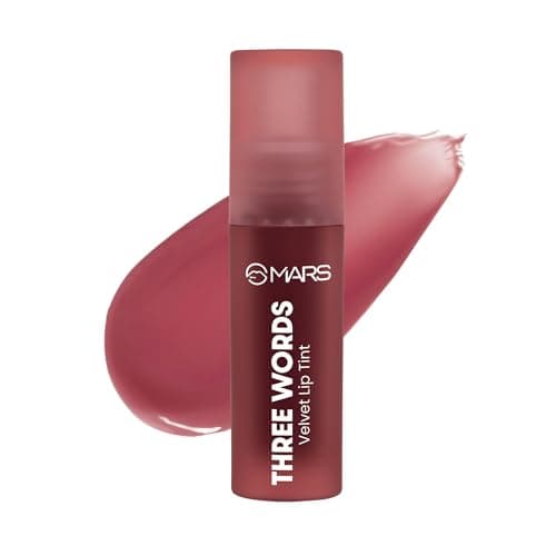 MARS Love Track Velvet Lip Tint (2.8ml) (THREE HEART) | Velvet Matte Finish | Non-Sticky & Lightweight | Highly Pigmented | Comfortable Wear