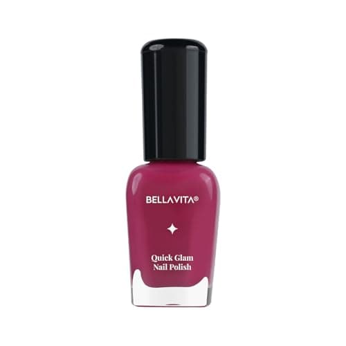 BELLAVITA Nail Polish | Vibrant Color Lustrous Shine Long Lasting | Chip Free Fast Dry Formula | Smooth Application | Blush | Nail Paints for Women | 10 ML