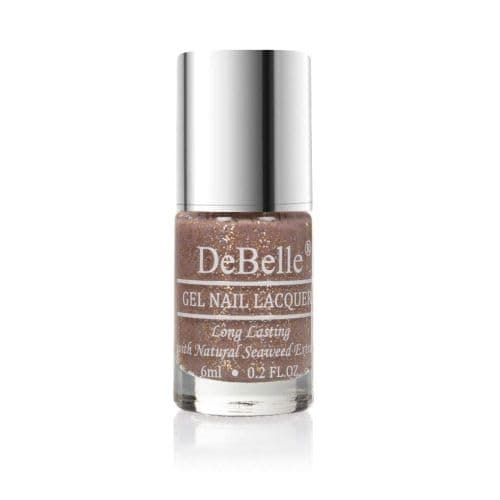 DeBelle Gel Glossy Finish Nail Polish (Non- Uv) | Long Lasting | Seaweed Enriched |Chip Resistant | Toxic & Cruelty Free | 6Ml (Angelic Saira) - 7 Ml