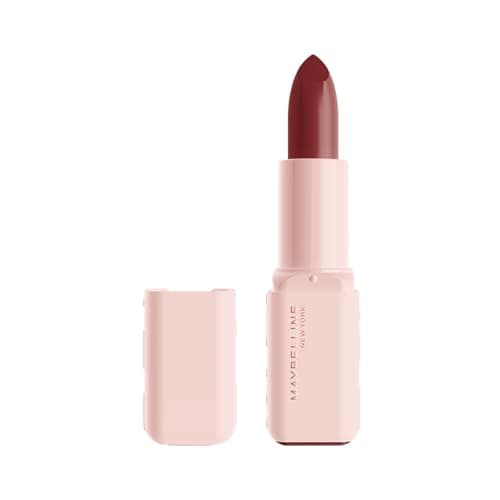 Maybelline New York Serum Lipstick (Satin) 8Hr weightless hydration, One-swipe bold color, Nude - 104 Maybe It's Intense, 4.2g