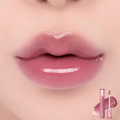 rom&nd Glasting Color Gloss (04 GRAPY WAY) | Kbeauty, Plumping, Glossy, Moisturizng, Natural Color, Long-lasting | Compact & Travel-Friendly | Suitable for Daily Use | Pack of 1