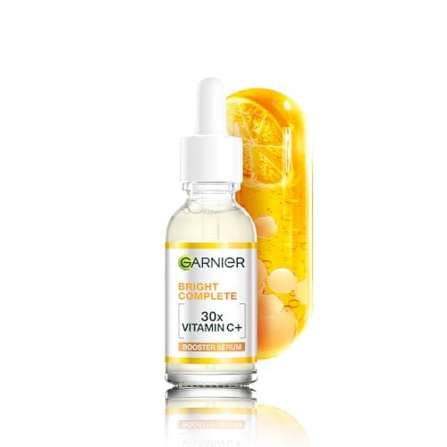 Garnier Vitamin C + Face Serum for Skin Brightening & Anti-Dark Spots|100X Stronger than Vit C |2% Niacinamide 0.5% Salicylic Acid/BHA |Suitable for Oily, Dry, Sensitive Skin |For Men & Women 30ml