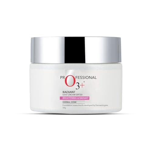 O3+ Radiant Day Cream SPF 30 | For Glowing, Even Skin Tone | Moisturises & Protects All Skin Types 50g