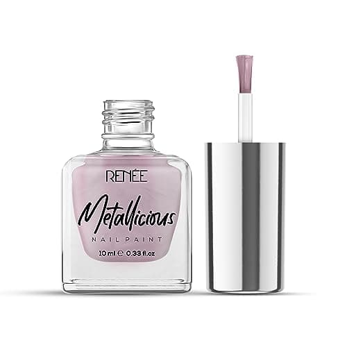 RENEE Metallicious Nail Paint- Light Chestnut 10ml | Quick Drying, Metallic Finish, Long Lasting, Chip resisting Formula with High Shine & Full Coverage | Acetone & Paraben Free