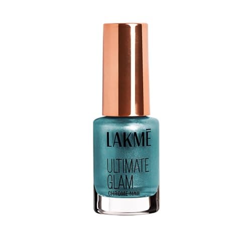 Lakme Chrome Nail Paint, Turquiose 6ml