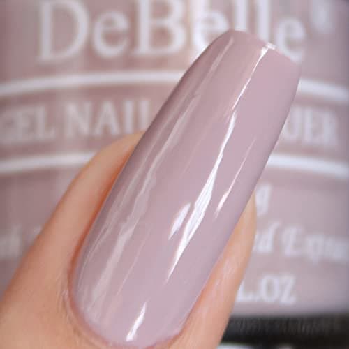 DeBelle Gel Creme Finish Nail Polish Vintage Frost (Pastel Purple), 8 Ml - Enriched With Natural Seaweed Extract, Cruelty Free, Toxic Free
