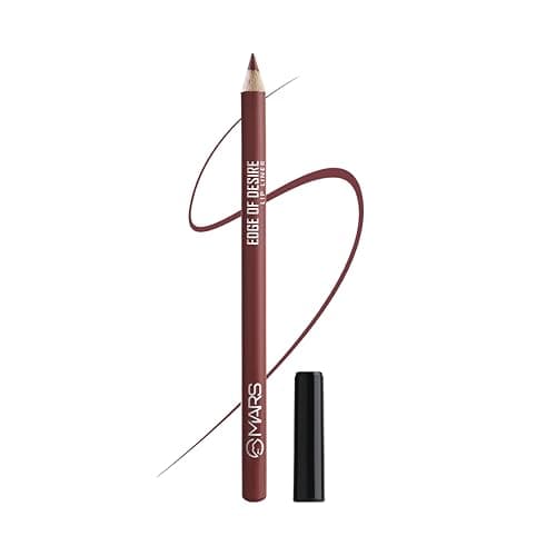 MARS Matte Lip Liner | One Swipe Smooth Application | Long Lasting Lip Pencil (1.4gm) (04-SCANDALOUS BROWN)