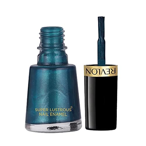 REVLON Glossy Finish Nail Enamel, Peacock Blue, 8ml