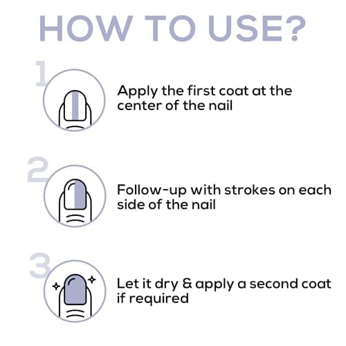 RENEE Hyper Gel Nail Paint - Baby Blue 10ml, Quick Drying, Glossy Finish, Long Lasting, Chip resisting Formula with High Shine Polish, Acetone & Paraben Free