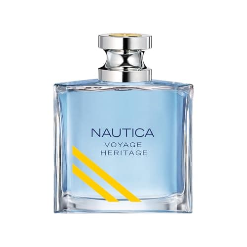 Nautica Voyage Heritage Eau de Toilette for Men | Long Lasting Fresh Woody Aromatic Fragrance | Aromatic Marine Masculine Fragrance | Warm Woody Base | Contemporary Everyday Mens Perfume Spray | Ocean Inspired Gift for Him | 100ml
