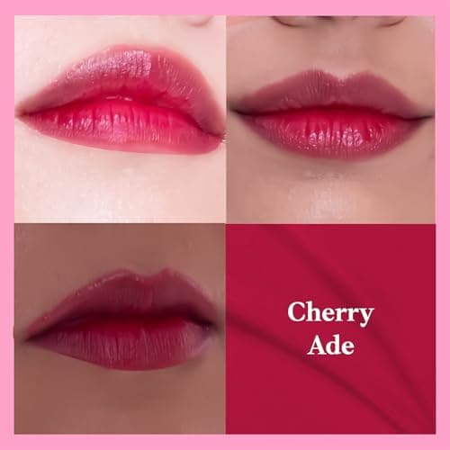 ETUDE Dear Darling Water Gel Luminous Lip & Cheek Tint| Long Lasting, Waterproof, Smudgeproof |Korean Makeup|Shade-02,Cherry-9ml