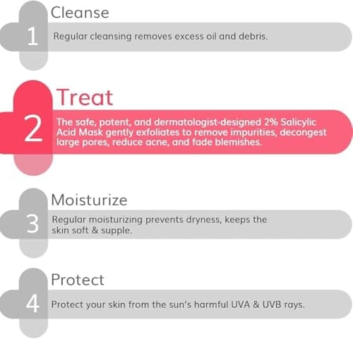 The Derma Co 2% Salicylic Acid Clay Face Mask for Men and Women for Acne & Blemish Prone Skin - 50 g(dermaco)