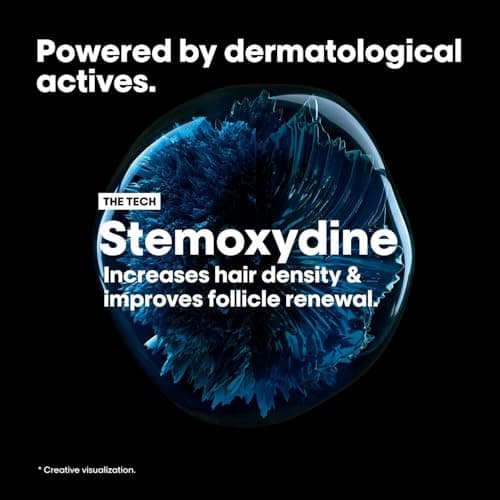 L’Oréal Professionnel Serioxyl Advanced Hair Growth Serum for scalp | Powered by Stemoxydine 5% + Resveratrol | Stimulates dormant hair roots and thickens hair fibre | Hairgrowth serum for men and women