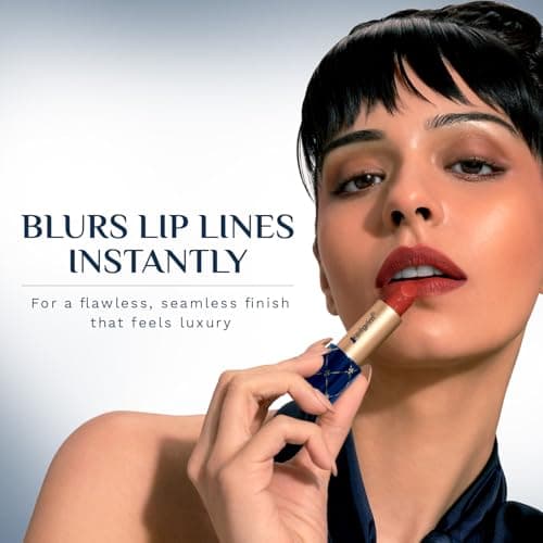 Pilgrim Oh So Crème! Bullet Lipstick | Silky-Matte Finish | Highly Pigmented and Long Lasting | Enriched with Exotic French Grape Seed Oil | (Boujeé Babe-03)