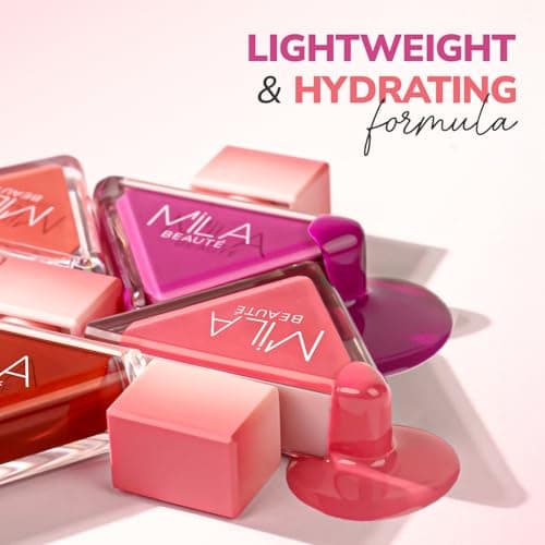 Mila Beauté Pookie Serum Liquid Blush for Face Makeup | Highly Pigmented & Easily Blendable Blusher | Non Drying Formula with Orange Peel Extracts | Suitable for Indian Skin Tones - So Pookie