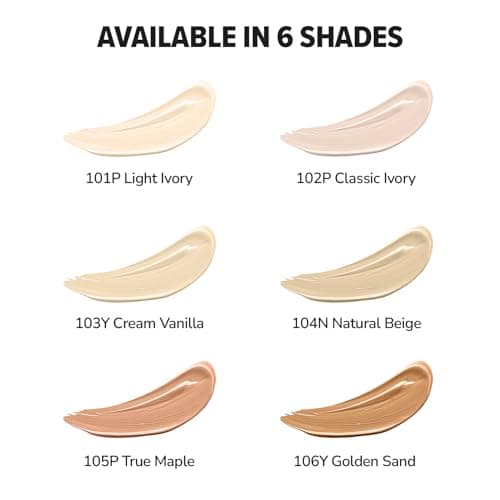 Mila Beauté Built to Cover Liquid Concealer for Women With Spf & Hyaluronic Acid| Full Coverage Matte Finish Concealer for Dark Circles | Easily Blendable & Waterproof Formula| Suitable for Indian Skin Tones - 101P Light Ivory