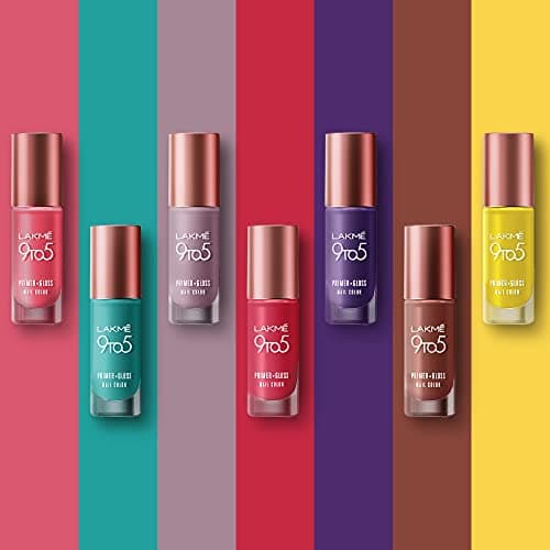 LAKMÉ 9 To 5 Overtime Shine Nail Color, 6Ml, Glossy Finish