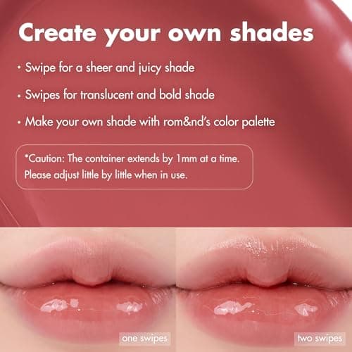 Rom&nd Glasting Melting Balm 3.5g, Glossy, Plumping Lips, Moisture, Translucent, Water Bomb, High Pigmented, Vegan