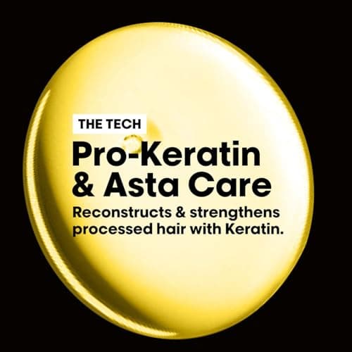 L'Oréal Professionnel Xtenso Care Sulfate-free* Shampoo | For all hair types | Gently cleanses, controls frizz and adds shine | With Keratin Repair and Asta-Care *without sulfate surfactants