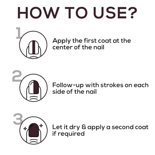 RENEE Mattitude Nail Paint- Mega Maroon 10ml, Quick Drying, Matte Finish, Long Lasting, Chip resisting Formula with High coverage, Acetone & Paraben Free