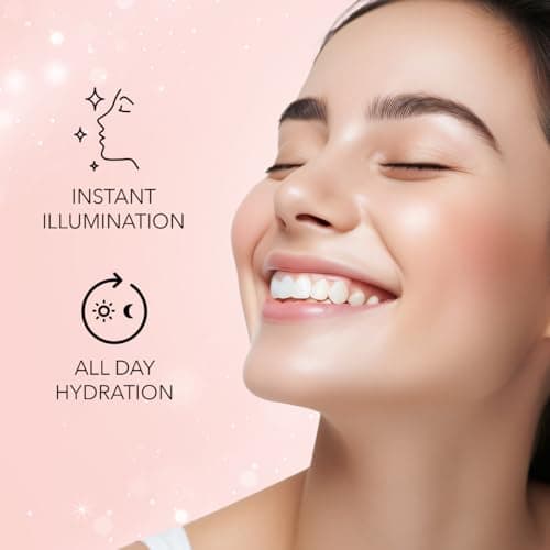 FACESCANADA Strobe Cream - Rose Gold, 30Ml | Primer + Highlighter + Moisturizer | Shea Butter & Hyaluronic Acid | Intense Hydration | Flawless Radiant Dewy Skin | Illuminating & Glowing Makeup Base