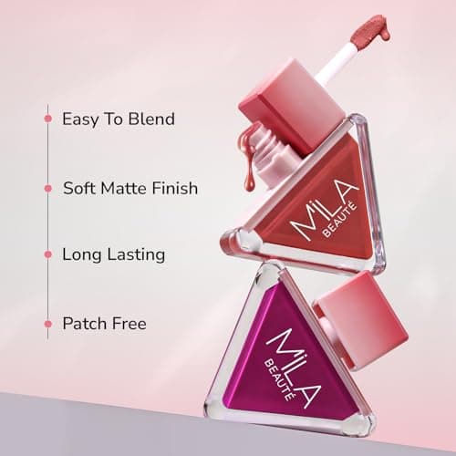 Mila Beauté Pookie Serum Liquid Blush for Face Makeup | Highly Pigmented & Easily Blendable Blusher | Non Drying Formula with Orange Peel Extracts | Suitable for Indian Skin Tones - So Pookie