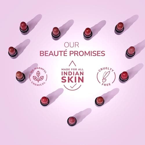 Mila Beauté 12 Creamy Matte Mini Pout Party Lipstick Kit | Lip Hydrating & Light-weight | Long Lasting Lipsticks for Women | Suitable All Indian Tones | Shade - Pinks & Reds 12g