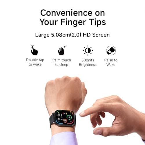 Redmi Watch 5 Active, 2" Display, Metal Body, 18 Day Battery, Bluetooth Calling, Advanced AI Noise Cancellation, Alexa, Matte Silver