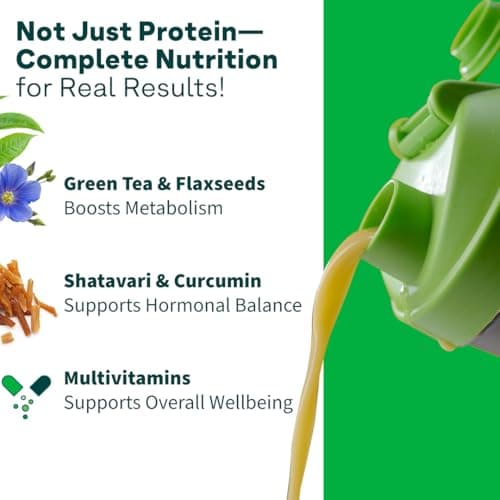 OZiva Protein & Herbs for Women, Chocolate, 16 Servings, 0g added Sugar