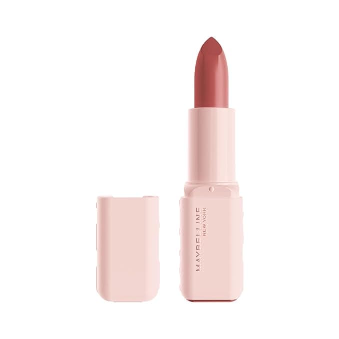 Maybelline New York Serum Lipstick (Satin) 8Hr weightless hydration, One-swipe bold color, Nude - 106 Maybe It's Soft, 4.2g