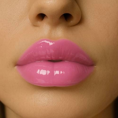 MILA BEAUTÉ Gloss Girl Lip Gloss|Enriched With Mango Seed Butter & Hyaluronic Acid|Light Weight & Non-Sticky Formula|Gives Fuller-Lip Effect & Extra Hydration|High Shine Finish-That's Me, 2.8 Ml