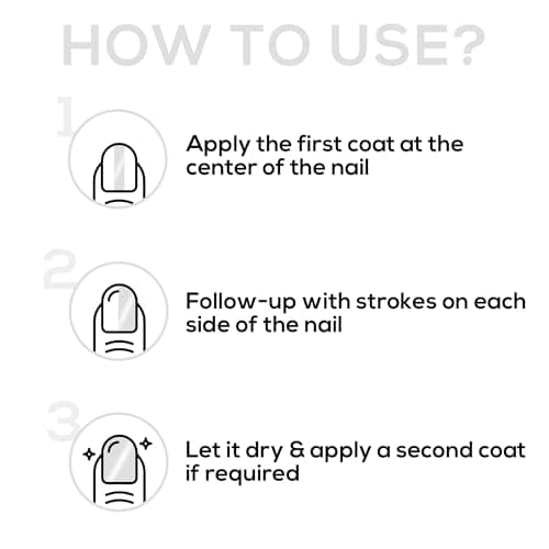 RENEE Top Coat Glossy Finish Nail Enamel, Quick Drying, Long Lasting, Chip Resisting Formula With High Shine & Full Coverage, One Stroke Application, Translucent Layer, 10 Ml