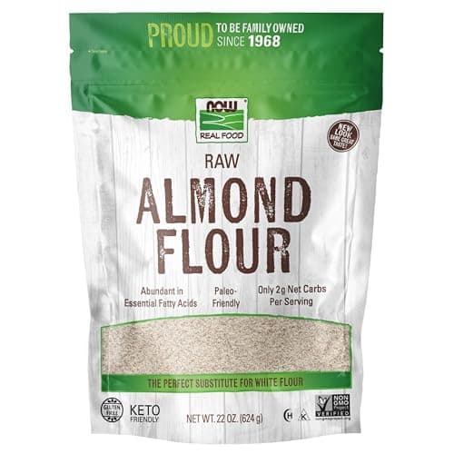 Now Foods Raw Almond Flour, 22 oz - Pack of 2