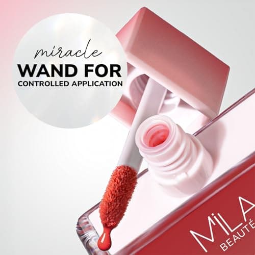 Mila Beauté Pookie Serum Liquid Blush for Face Makeup | Highly Pigmented & Easily Blendable Blusher | Non Drying Formula with Orange Peel Extracts | Suitable for Indian Skin Tones - So Pookie