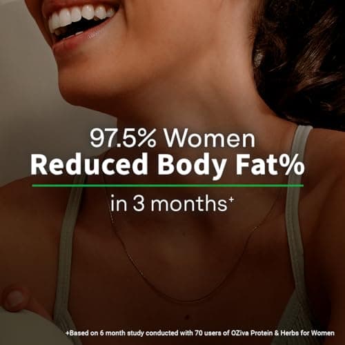 OZiva Protein & Herbs for Women, Chocolate, 16 Servings, 0g added Sugar