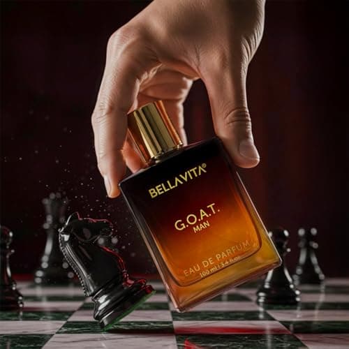 Bella Vita Luxury G.O.A.T Long Lasting Perfume | Perfume for Man | Eau De Parfum 100ml | Bergamot, Patchouli & Vetiver | Spicy, Citrus, Woody & Musky Premium Fragrance