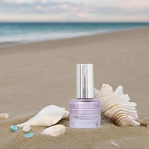 DeBelle Mermaid Collection (Chrome Finish Iridescent Nail Polish Shades) 8Ml (Little Mermaid, 8Ml (Pack Of 1)),Metallic Pearl Pink With Silver