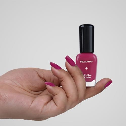 BELLAVITA Nail Polish | Vibrant Color Lustrous Shine Long Lasting | Chip Free Fast Dry Formula | Smooth Application | Blush | Nail Paints for Women | 10 ML