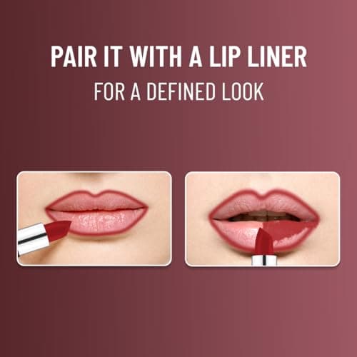 Swiss Beauty Pure Matte Creamy Lipstick | Non-drying, Highly pigmented Lipstick | Shade- Hazelnut, 3.8gm|