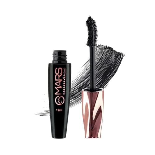 MARS Fabulash Volumizing Mascara | Up to 18 Hours Stay | Waterproof with Intense Jet Black Color (12ml) (Black)