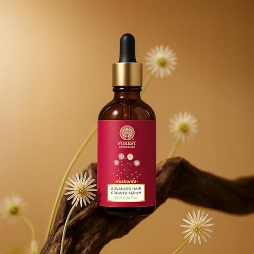 Forest Essentials Ayurvedic Hair Growth Serum | With Redensyl & Anagain | Clinically Tested to be a Natural Alternative to a Hair Transplant