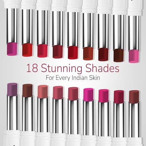 Mila Beauté 24 Hrs Locked In Lips Transfer Proof Lipstick | Enriched With Mango Seed Butter & Hyaluronic Acid | Transfer Proof Formula with Velvety Texture | Smudge Proof & Highly Pigmented | Shade - (Nude Brown, 3.2 g)