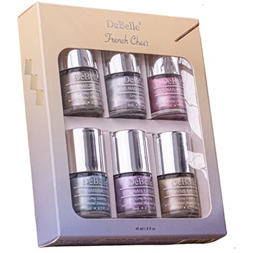 DeBelle French Cheer Gift Set of 6 (Chrome Silver, Gold, Wine, Glaze, Aqua Frenzy and Rustique Gold)
