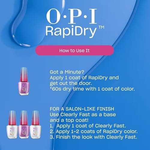 OPI RapiDry | Quick Dry Nail Polish | Vegan, Smudge Proof