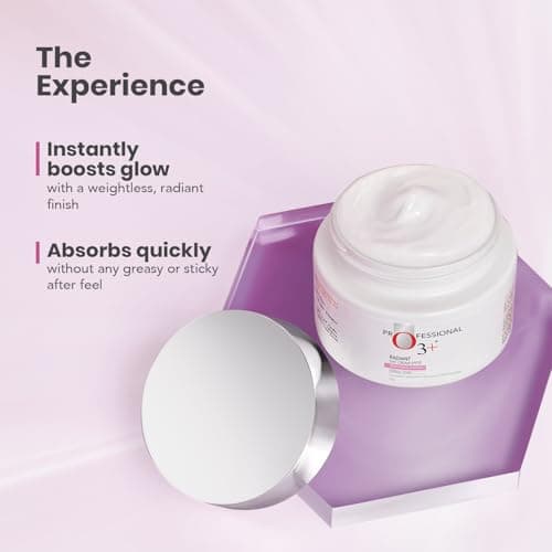 O3+ Radiant Day Cream SPF 30 | For Glowing, Even Skin Tone | Moisturises & Protects All Skin Types 50g