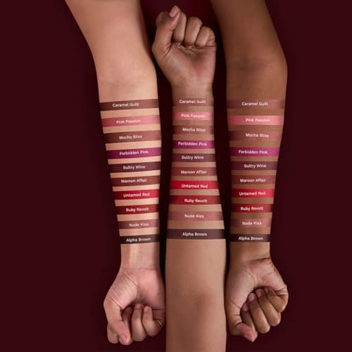 Pilgrim Matte Me Up Bullet Lipstick 4.2g | Creamy, Lightweight, Bold, Non Drying | SPF 30 | Enriched With Hyaluronic Acid & Spanish Squalane | Lipstick for dusky skin tone | Sultry Wine-26