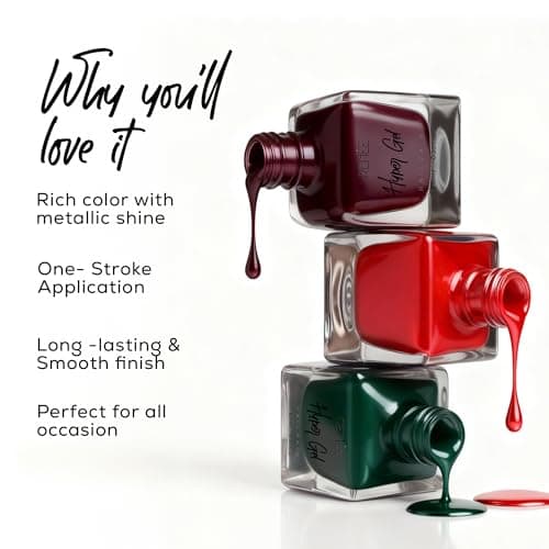 RENEE Hyper Gel Nail Paint - Emerald Gel Quick Drying, Glossy Finish, Long Lasting, Chip resisting Formula with High Shine Polish, Acetone & Paraben Free, 10Ml