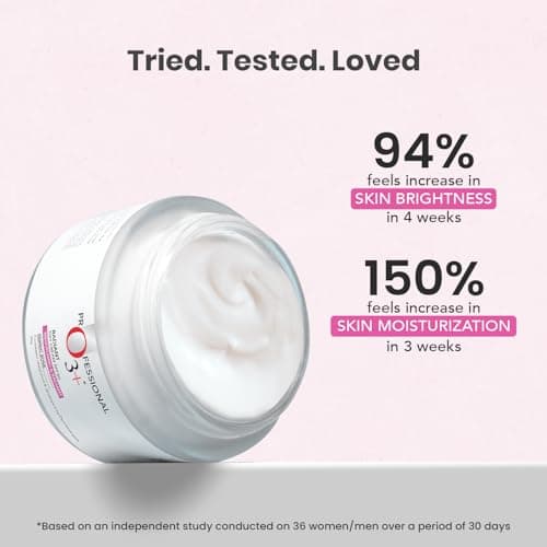 O3+ Radiant Day Cream SPF 30 | For Glowing, Even Skin Tone | Moisturises & Protects All Skin Types 50g