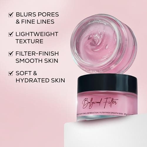 RENEE Bollywood Filter Face Primer 15gm| for a Flawless & Smooth Skin| Blurs Fine Lines, Wrinkles & Pores Instantly| Hydrating, Lightweight & Non-sticky| Cruelty-free