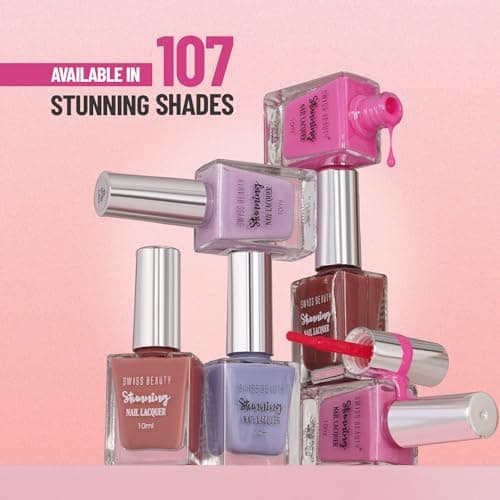 SWISS BEAUTY Stunning Matte Finish Nail Lacquer | Chip Resistant, Quick Drying Nail Paint | Highly Pigmented With High Shine Nail Polish | Shade - Brown Teddy,10 Ml